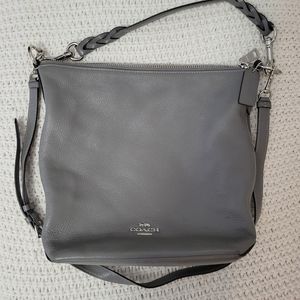 Coach Abby Duffle Shoulder Bag Grey